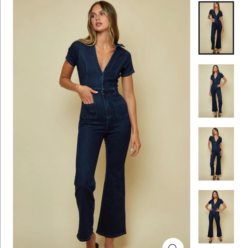 Denim jumpsuit